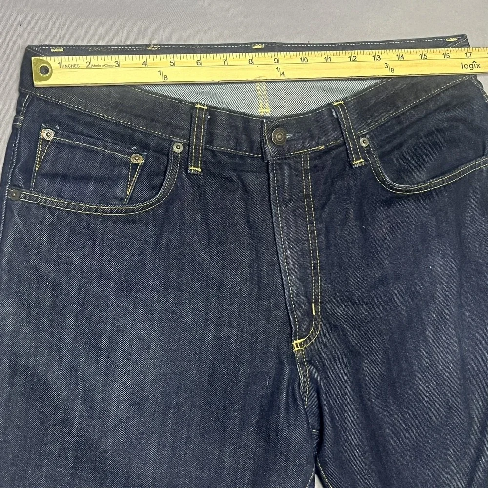 Edwin Japan Denim Jeans Akita Tapered 35Wx30L No 404 EIN4098 Blue Selvage